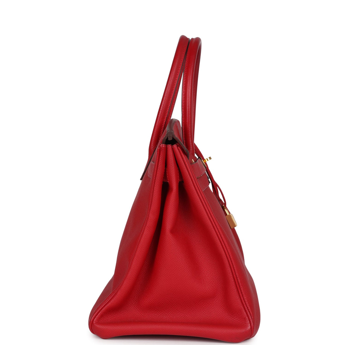 Hermes Birkin 35 Rouge Casaque Epsom Gold Hardware