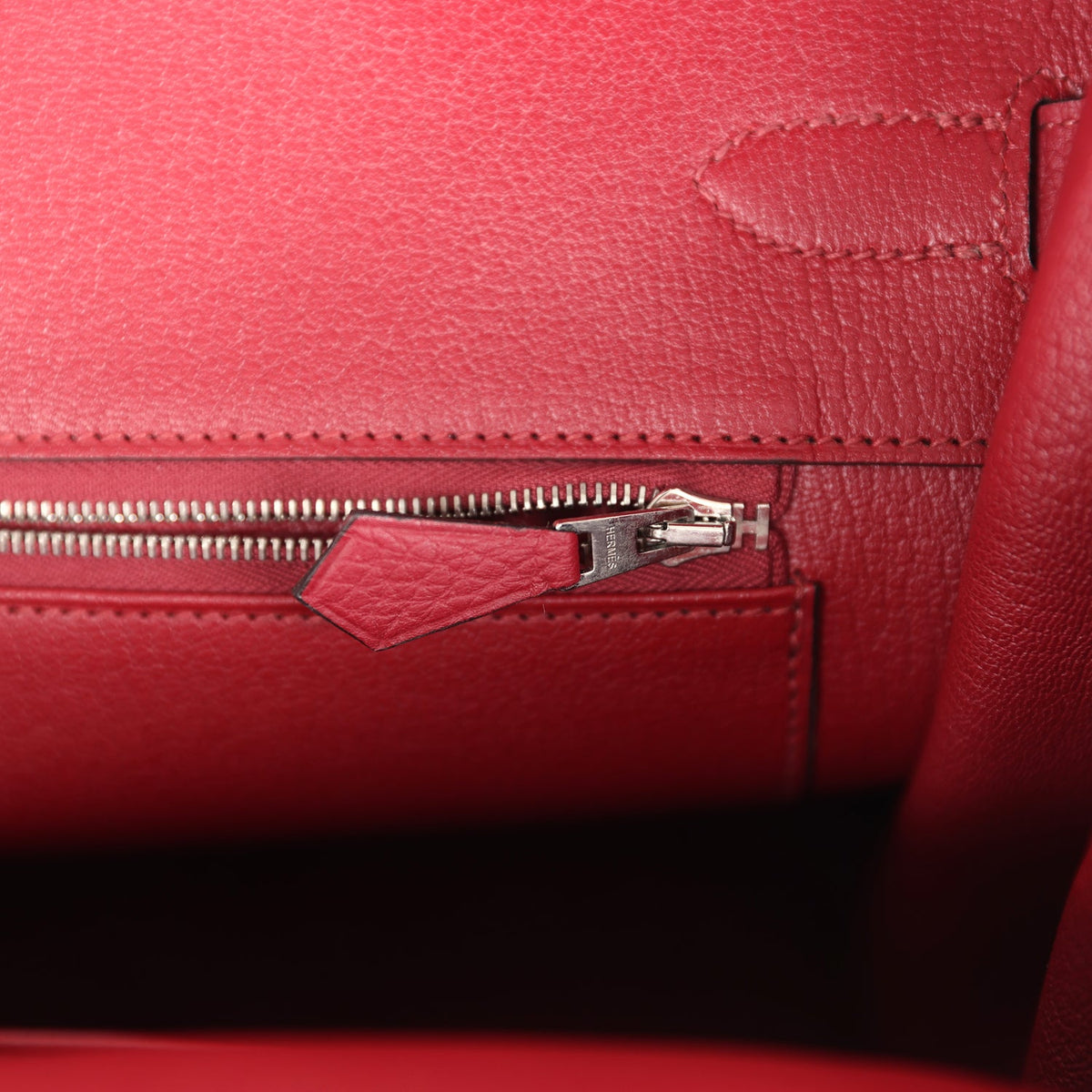Hermes Birkin 35 Rouge Grenat Togo Palladium Hardware