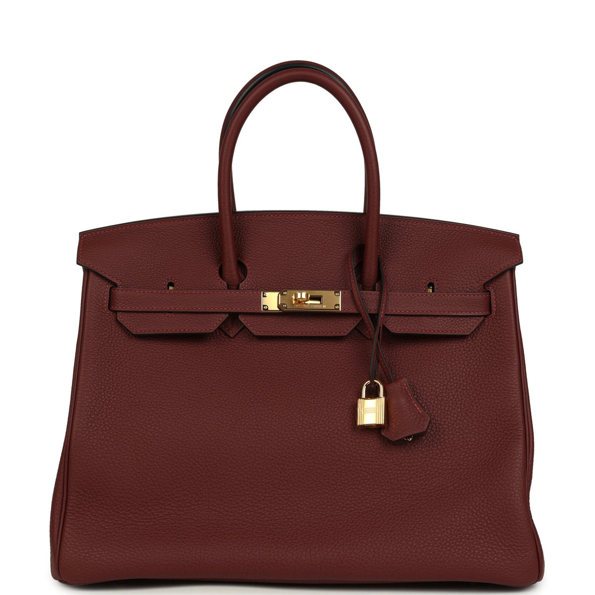 Hermes Birkin 35 Rouge H Togo Gold Hardware