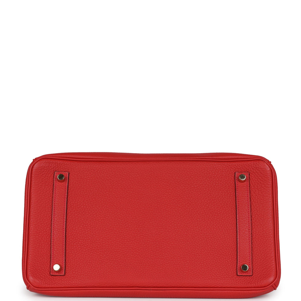 Hermes Birkin 35 Rouge Tomate Togo Gold Hardware