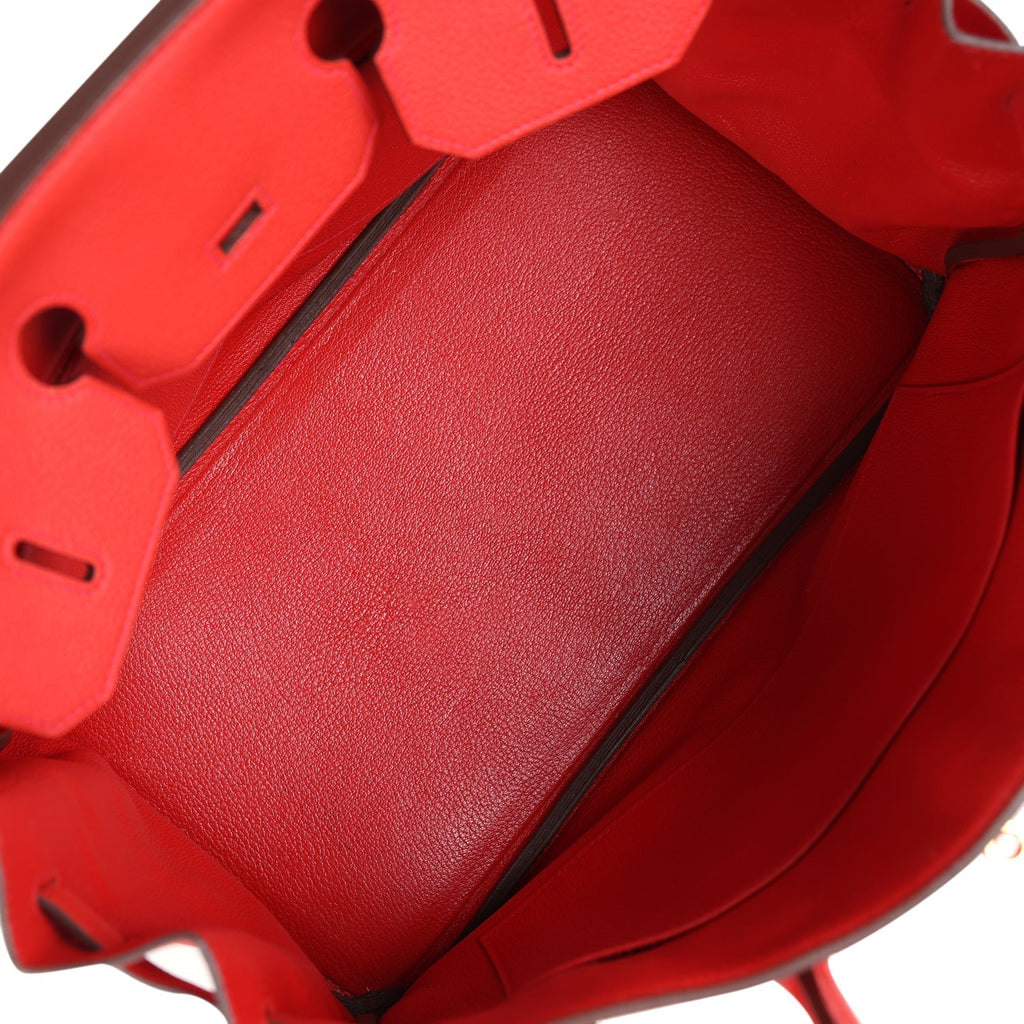 Hermes Birkin 35 Rouge Tomate Togo Gold Hardware