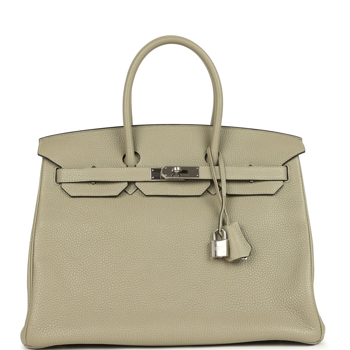 Hermes Birkin 35 Sauge Clemence Palladium Hardware