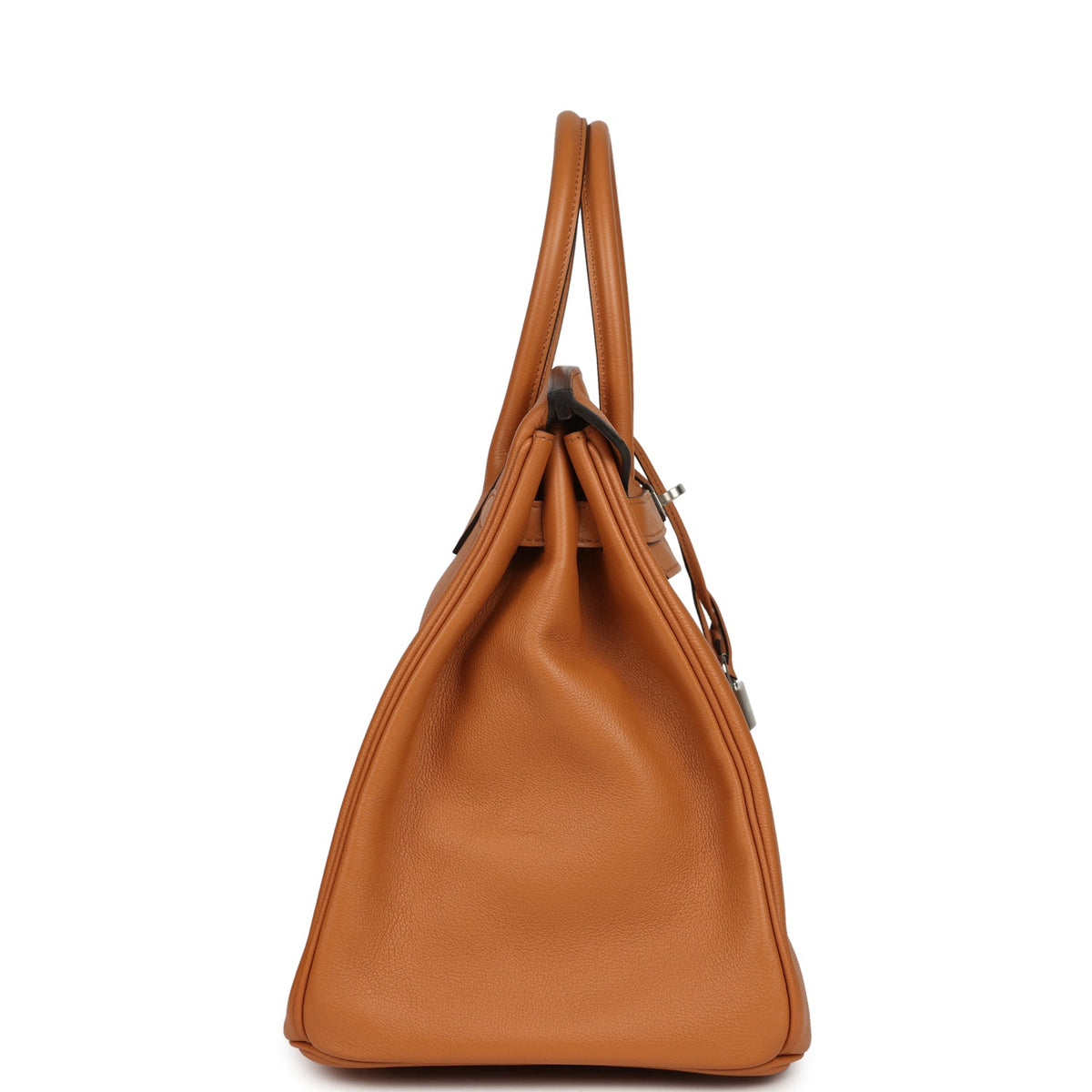 Hermes Birkin 35 "Sea Surf and Fun" Toffee Novillo Palladium Hardware