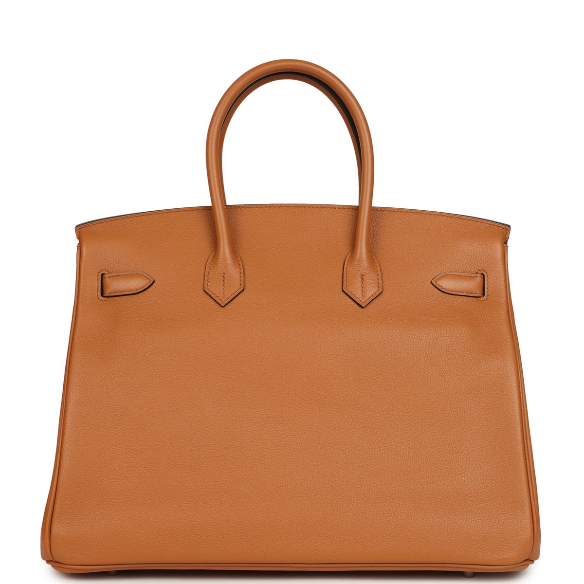 Hermes Birkin 35 "Sea Surf and Fun" Toffee Novillo Palladium Hardware