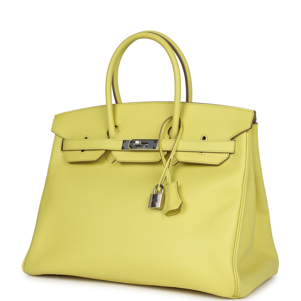 Hermes Birkin 35 Soufre Epsom Palladium Hardware