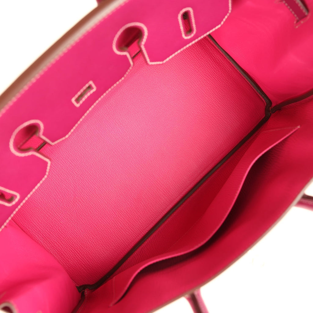 Hermes Birkin 35 Tosca Candy Epsom Palladium Hardware