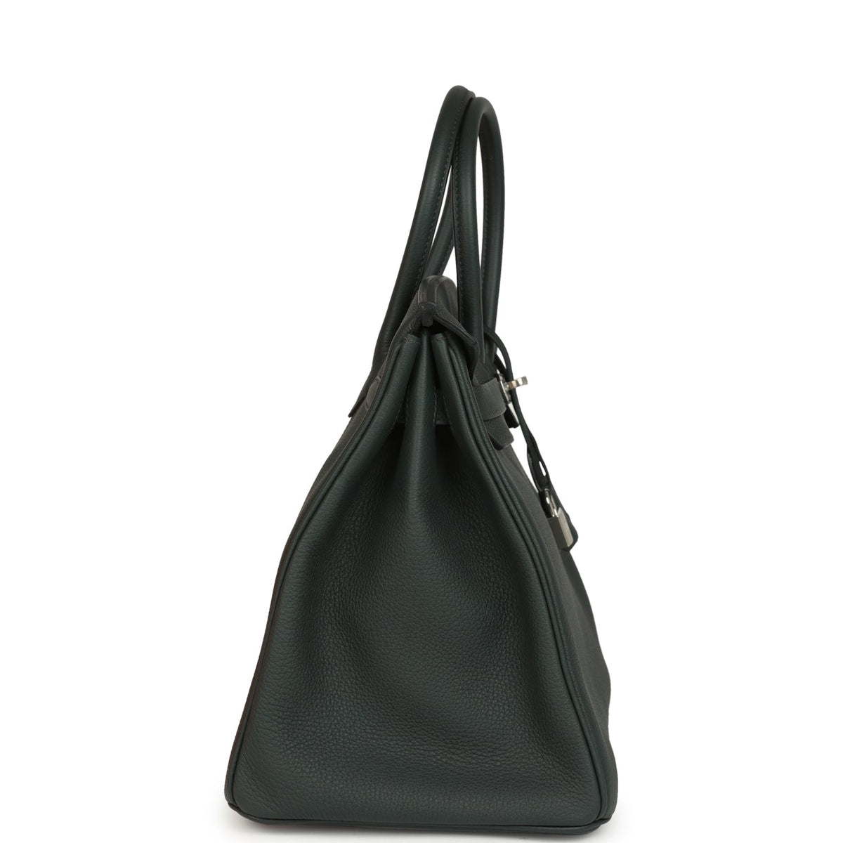 Hermes Birkin 35 Vert Fonce Togo Palladium Hardware