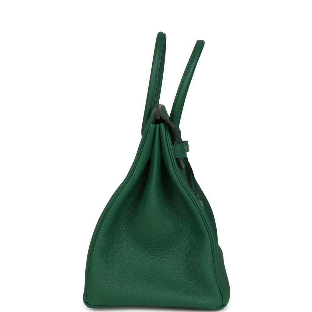 Hermes Birkin 35 Vert Moyen Togo Palladium Hardware