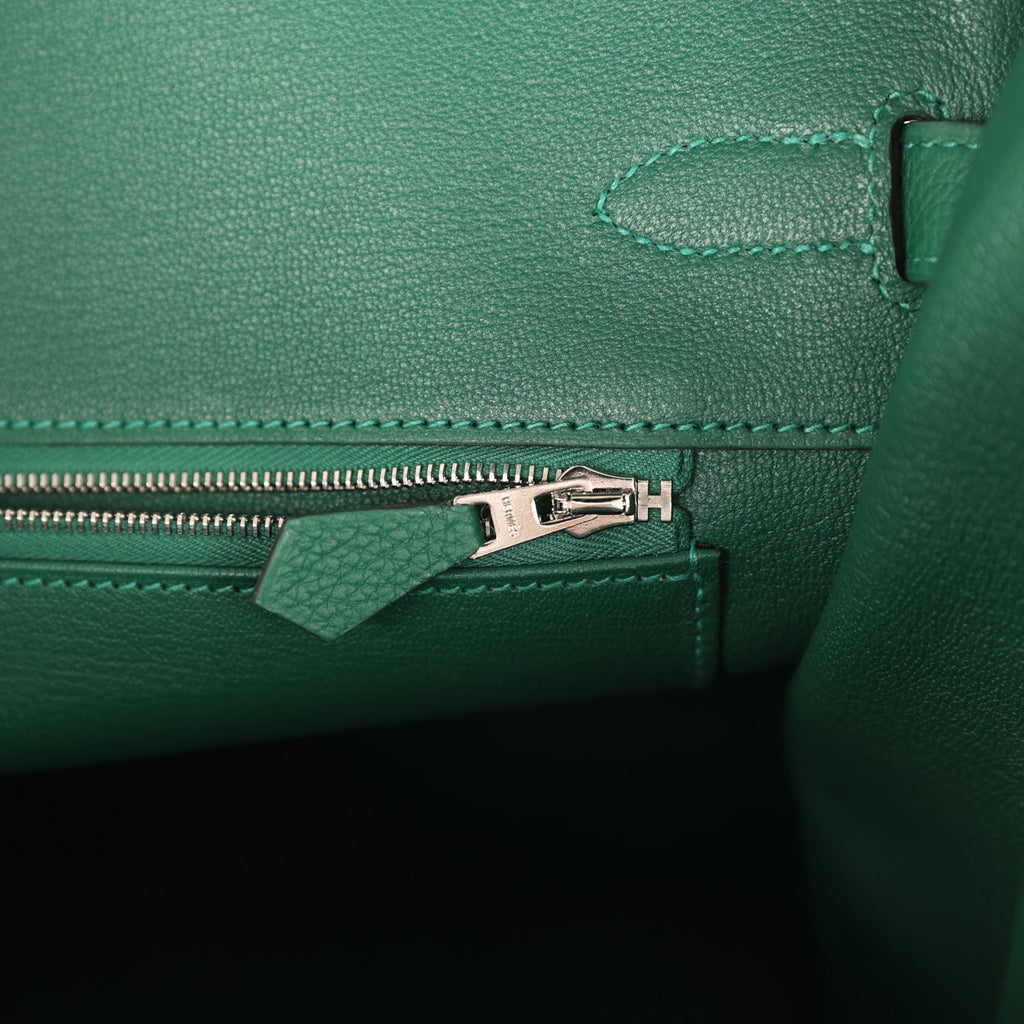 Hermes Birkin 35 Vert Moyen Togo Palladium Hardware
