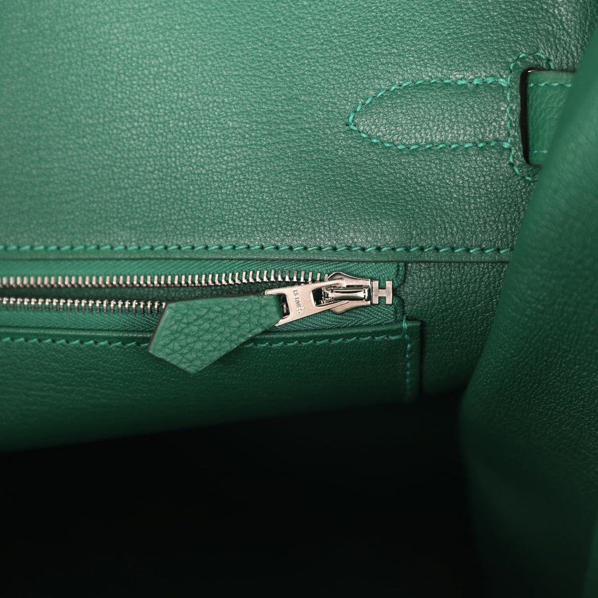 Hermes Birkin 35 Vert Moyen Togo Palladium Hardware
