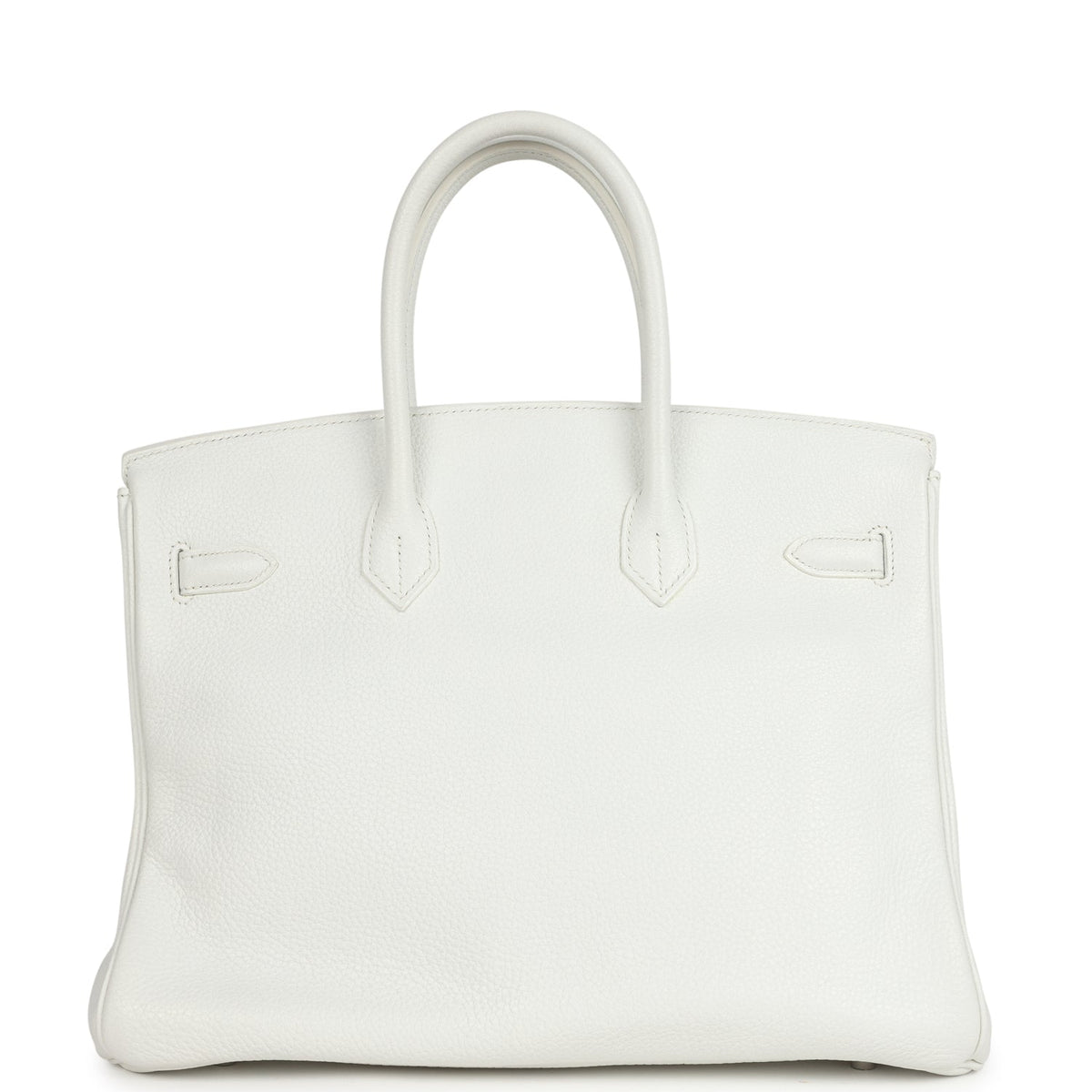Hermes Birkin Club 35 White and Gris Perle Clemence and Sanguine Lizard Palladium Hardware