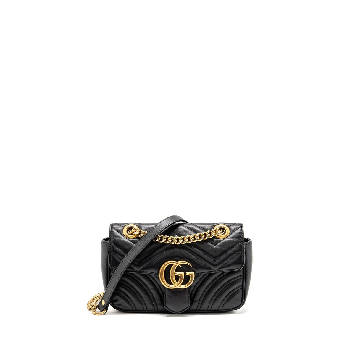 gucci-small-gg-marmont-shoulder-bag-calfskin-black-ghw-copy