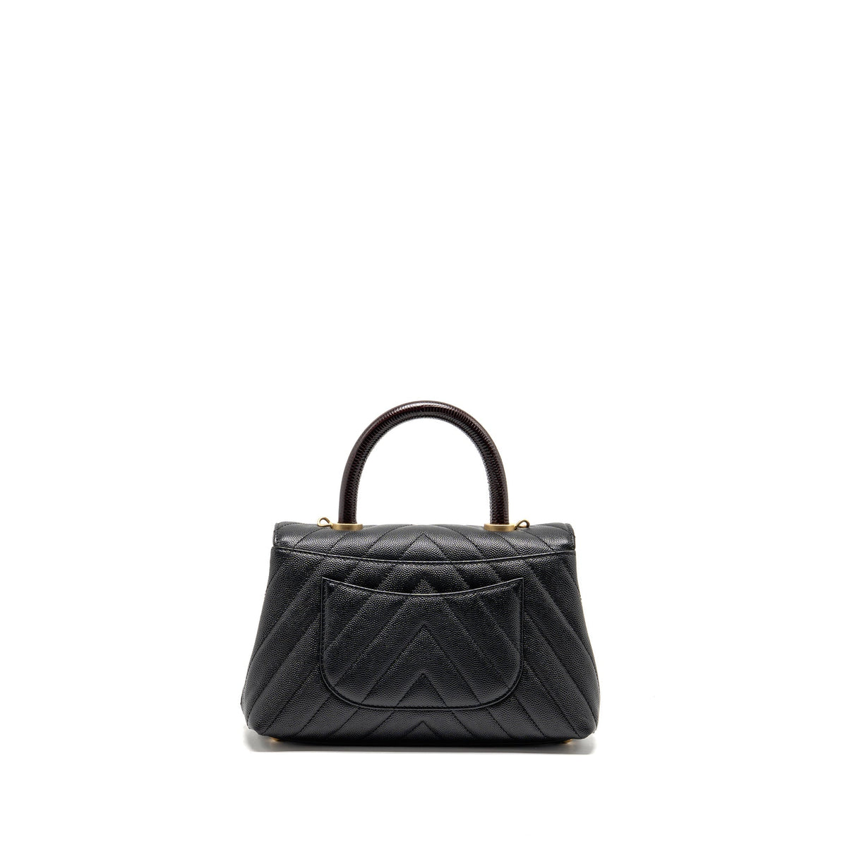 chanel-small-coco-handle-with-lizard-embossed-handle-chevron-caviar-black-ghw