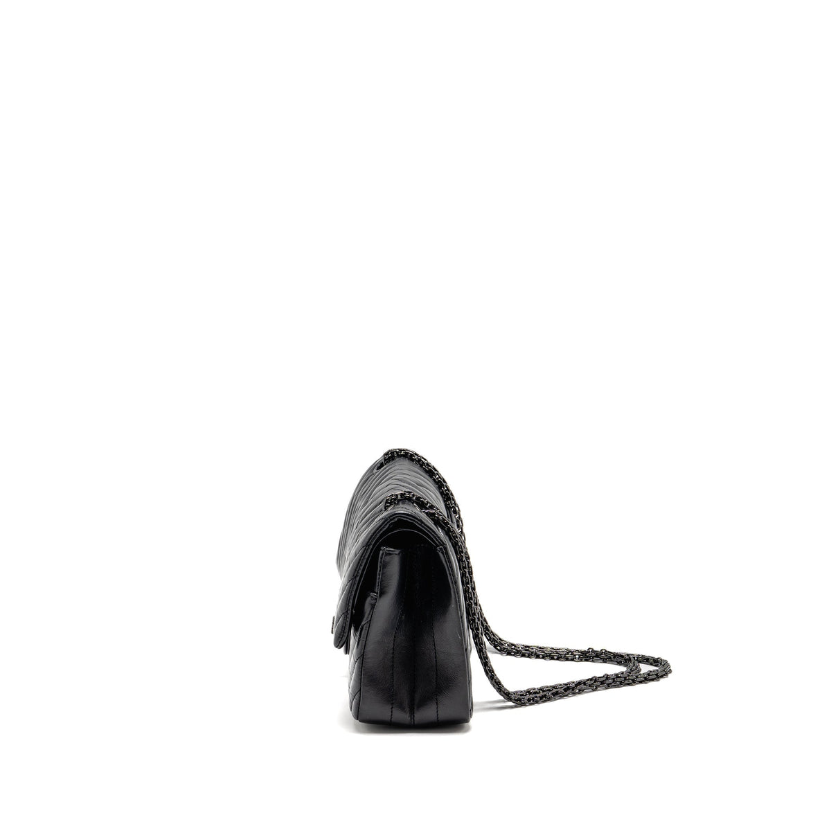chanel-small-2-55-reissue-double-flap-bag-chevron-aged-calfskin-so-black