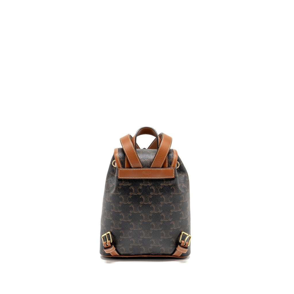celine-mini-backpack-folco-triomphe-canvas-calfskin-tan-ghw-3