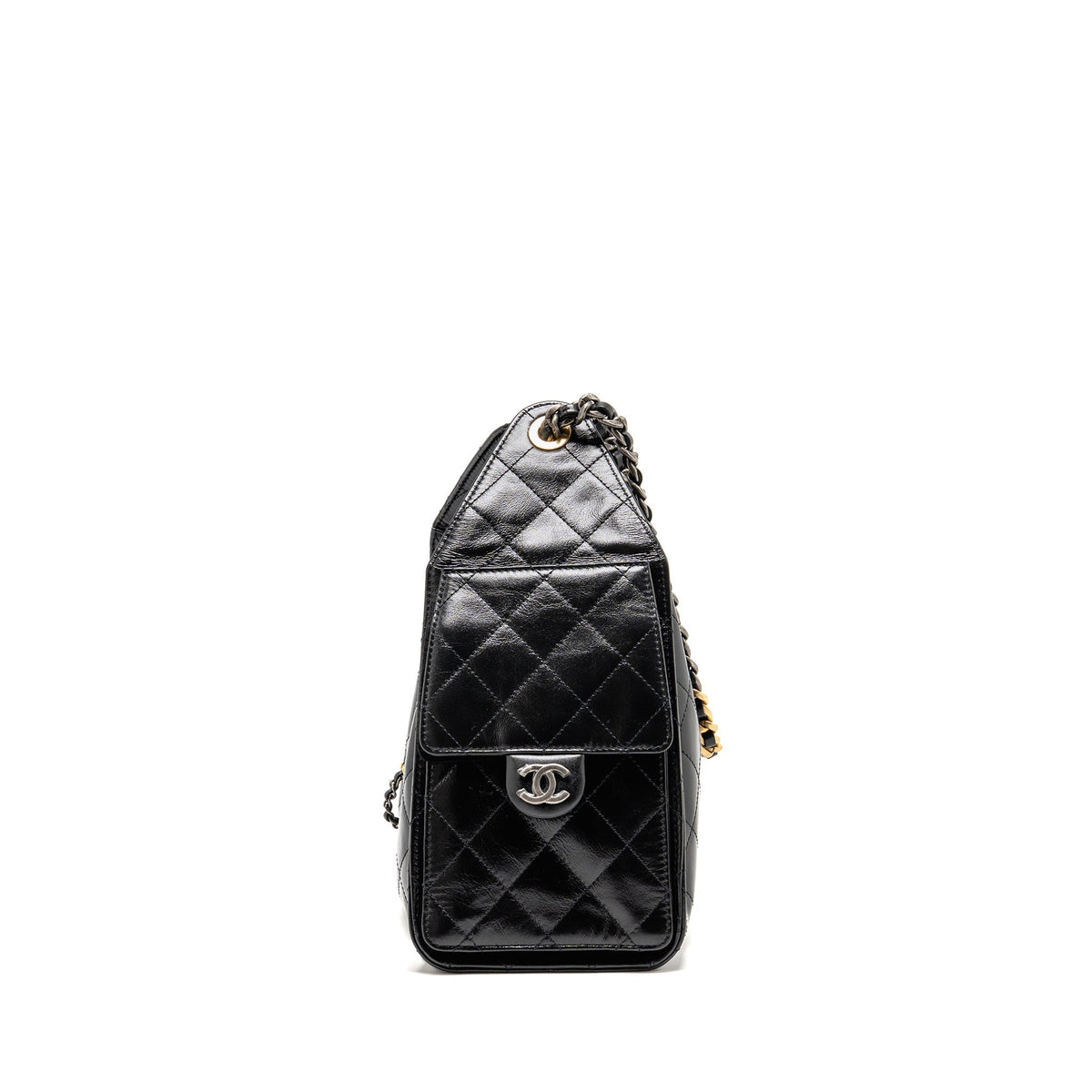 chanel-small-25-bag-crumpled-shiny-calfskin-black-multicolour-hardware-microchip-copy