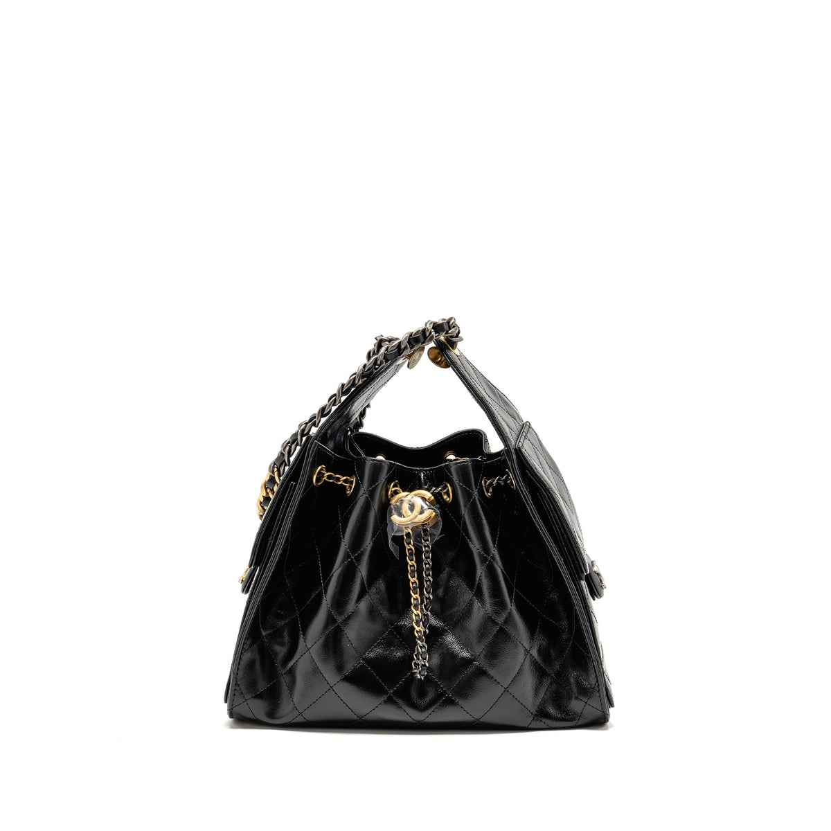 chanel-small-25-bag-crumpled-shiny-calfskin-black-multicolour-hardware-microchip-copy