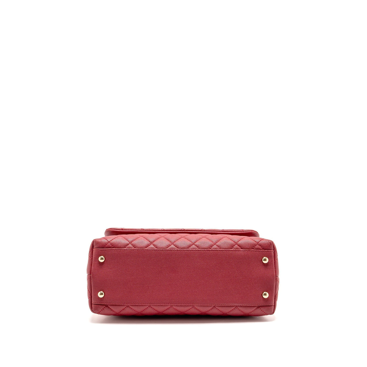 chanel-medium-coco-handle-caviar-red-ghw