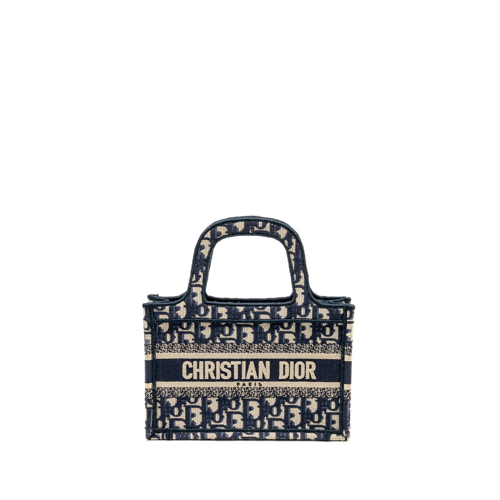 dior-mini-book-tote-bag-blue-oblique-embriodery-copy