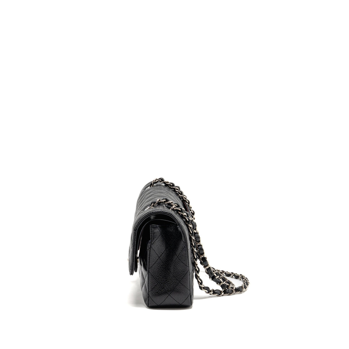 chanel-medium-classic-double-flap-bag-caviar-black-shw-12