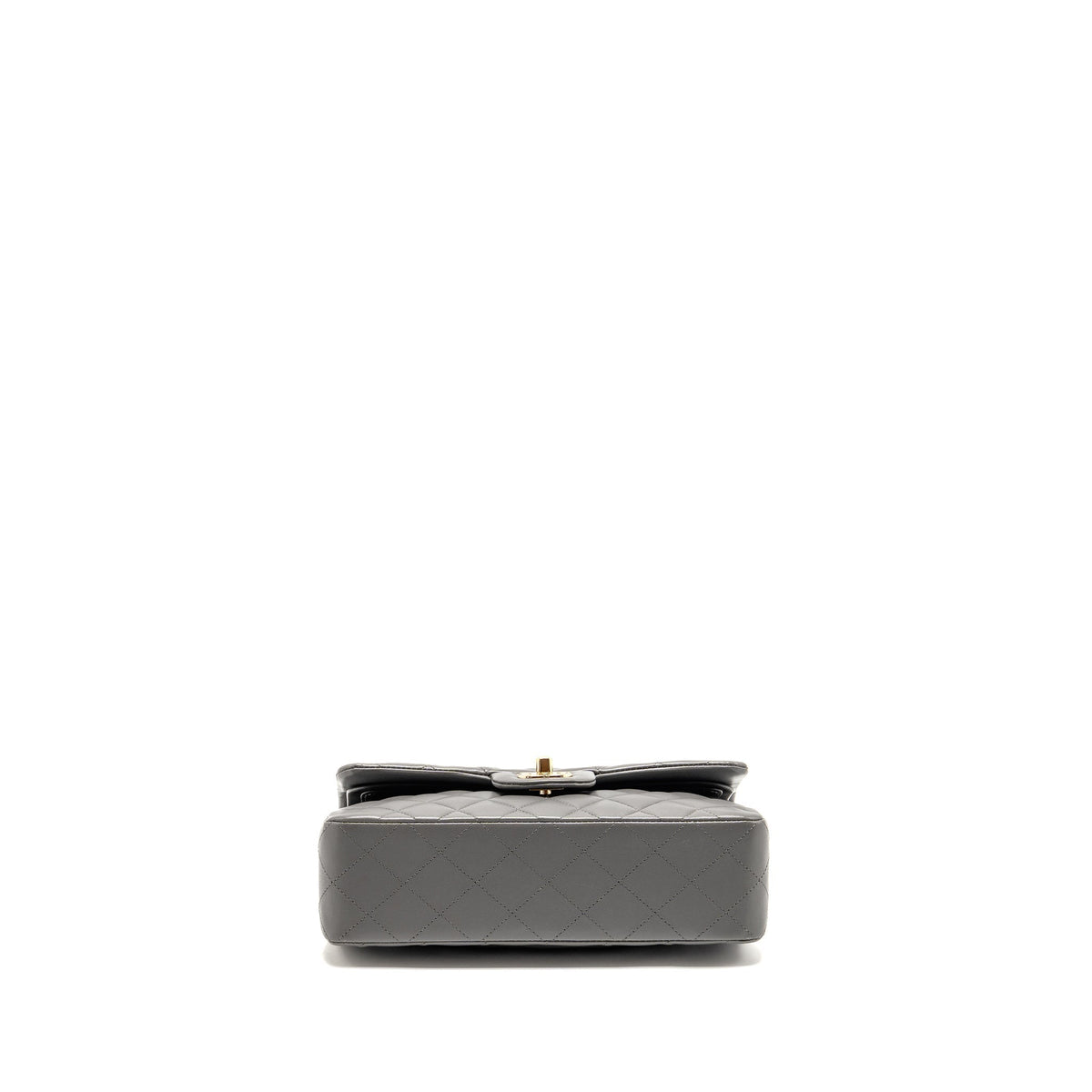 chanel-small-classic-double-flap-bag-lambskin-grey-lghw-microchip