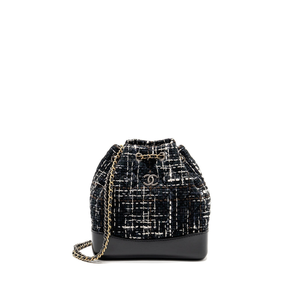 chanel-small-gabrielle-tweed-backpack-black-white-brown-multicolour-hardware