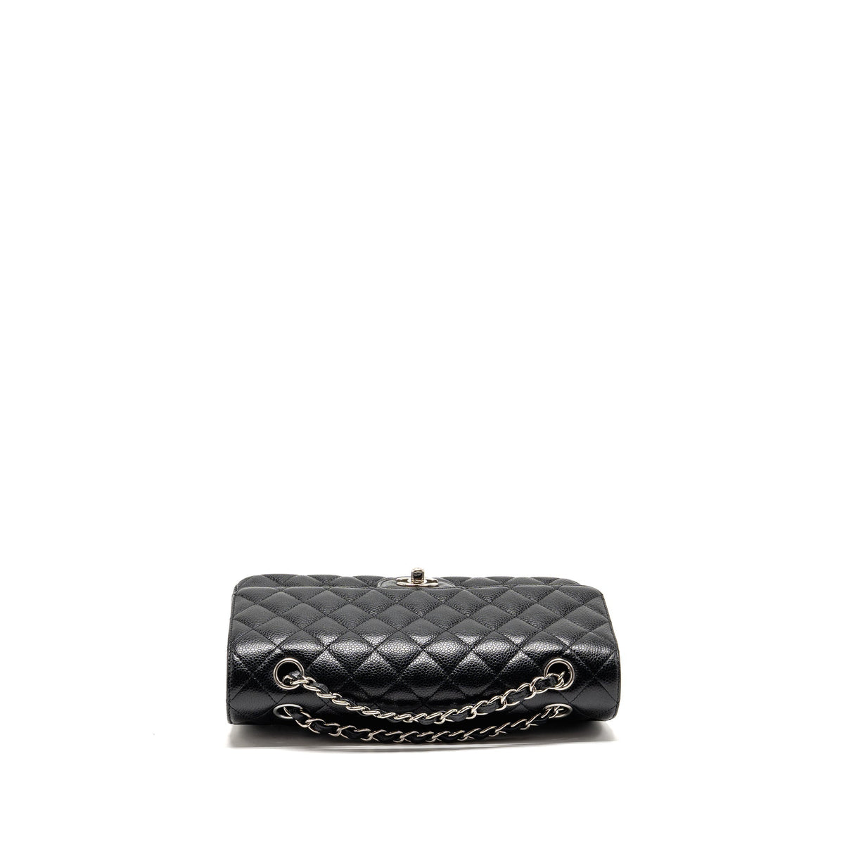 chanel-medium-classic-double-flap-bag-caviar-black-shw-11