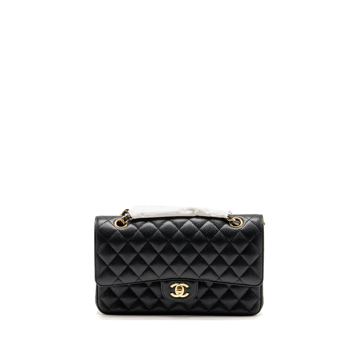 chanel-medium-classic-double-flap-bag-caviar-black-ghw-34