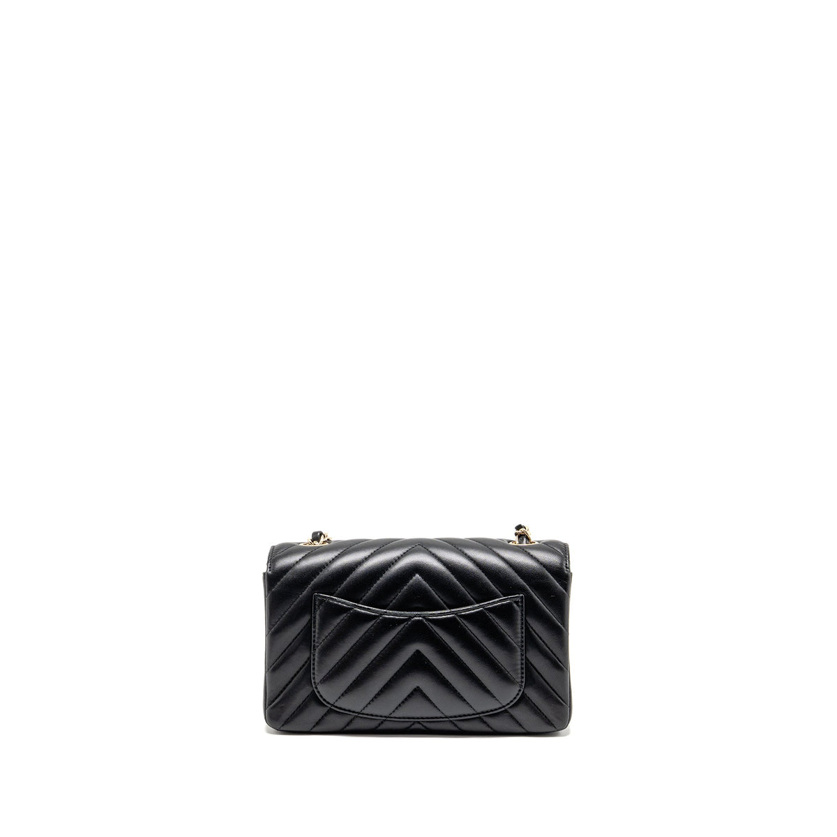 chanel-mini-rectangular-flap-bag-chevron-lambskin-black-lghw-copy