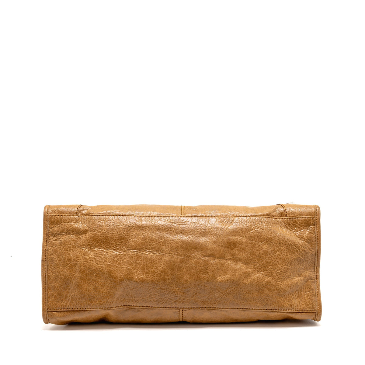 balenciaga-classic-city-bag-aged-calfskin-dark-beige-shw