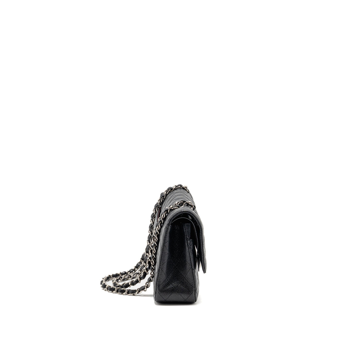 chanel-medium-classic-double-flap-bag-caviar-black-shw-14