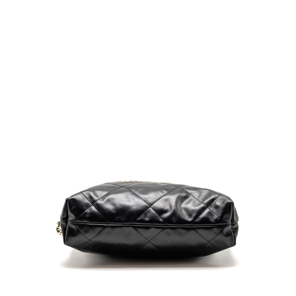 chanel-small-22-bag-white-letter-shiny-calfskin-black-ghw-microchip