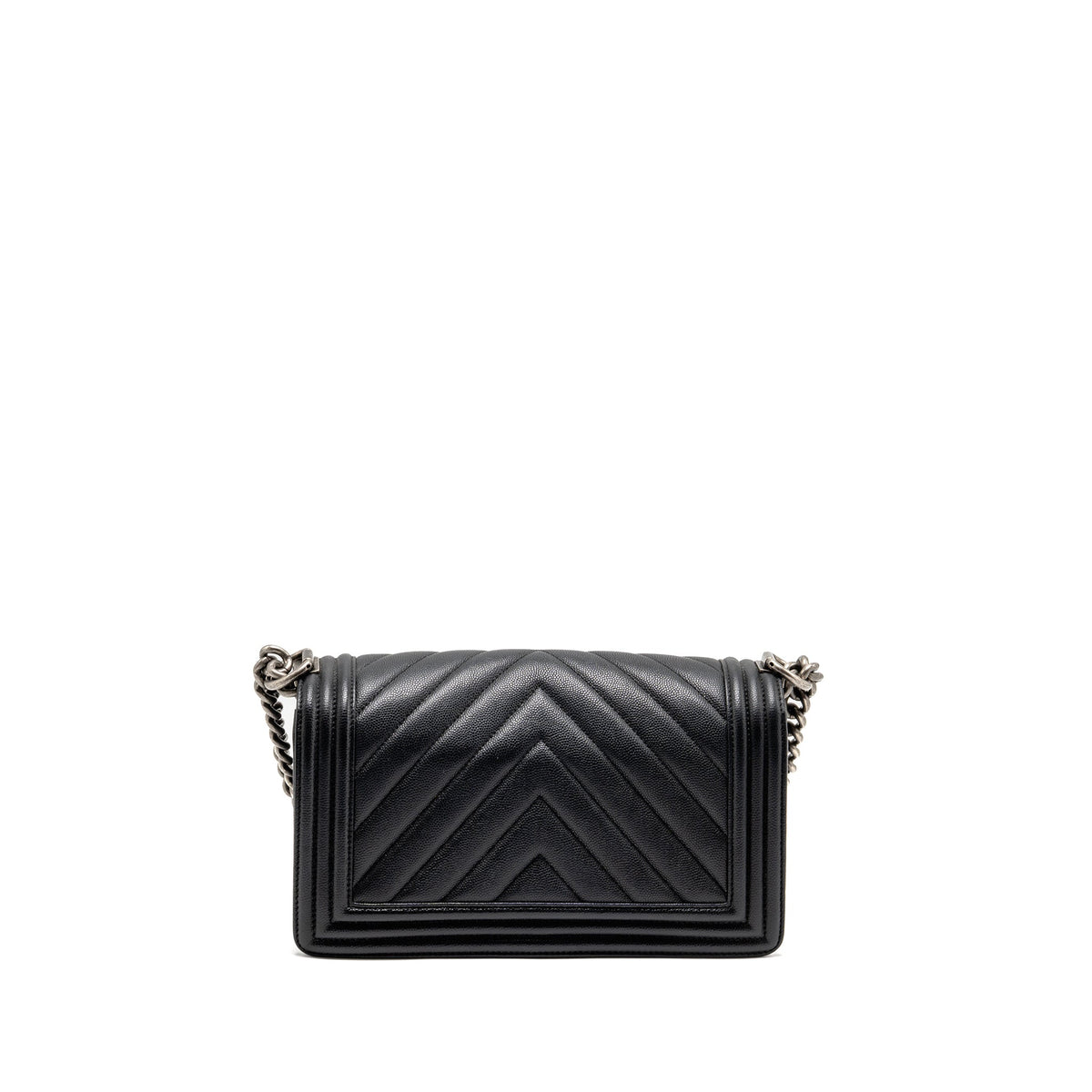 chanel-medium-boy-bag-chevron-caviar-black-ruthenium-silver-hardware