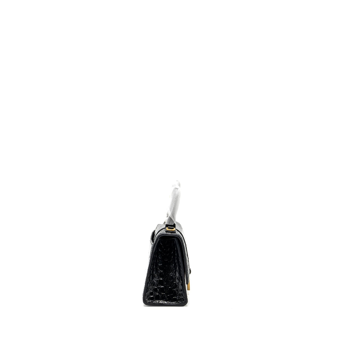 balenciaga-hourglass-xs-handbag-crocodile-embossed-black-ghw