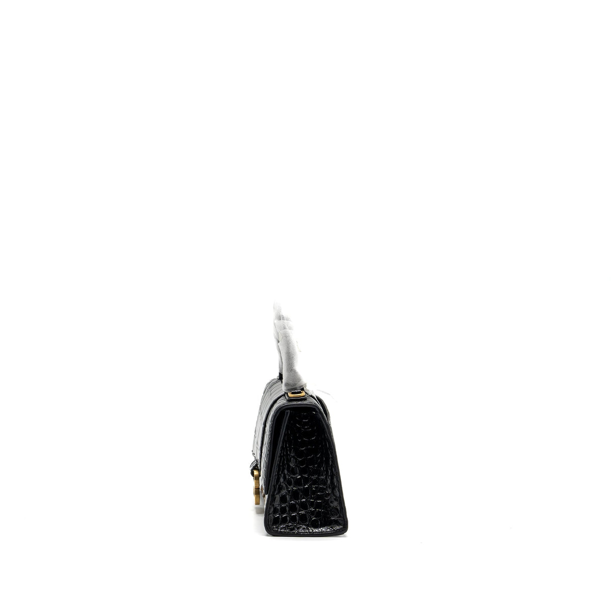 balenciaga-hourglass-xs-handbag-crocodile-embossed-black-ghw