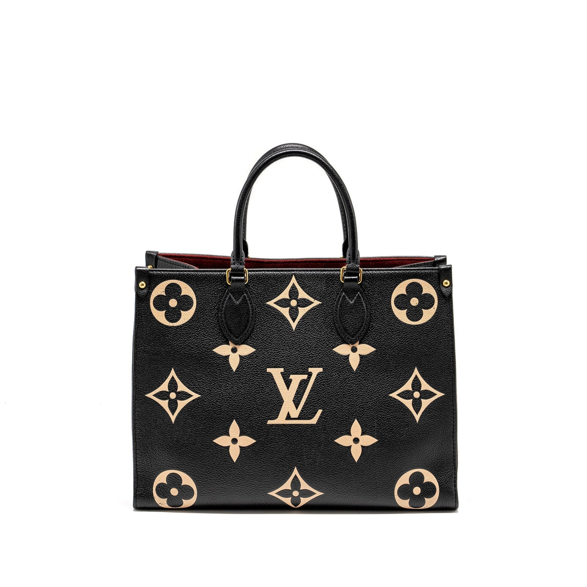 louis-vuitton-onthego-mm-bicolour-monogram-empreinte-black-beige-ghw-copy