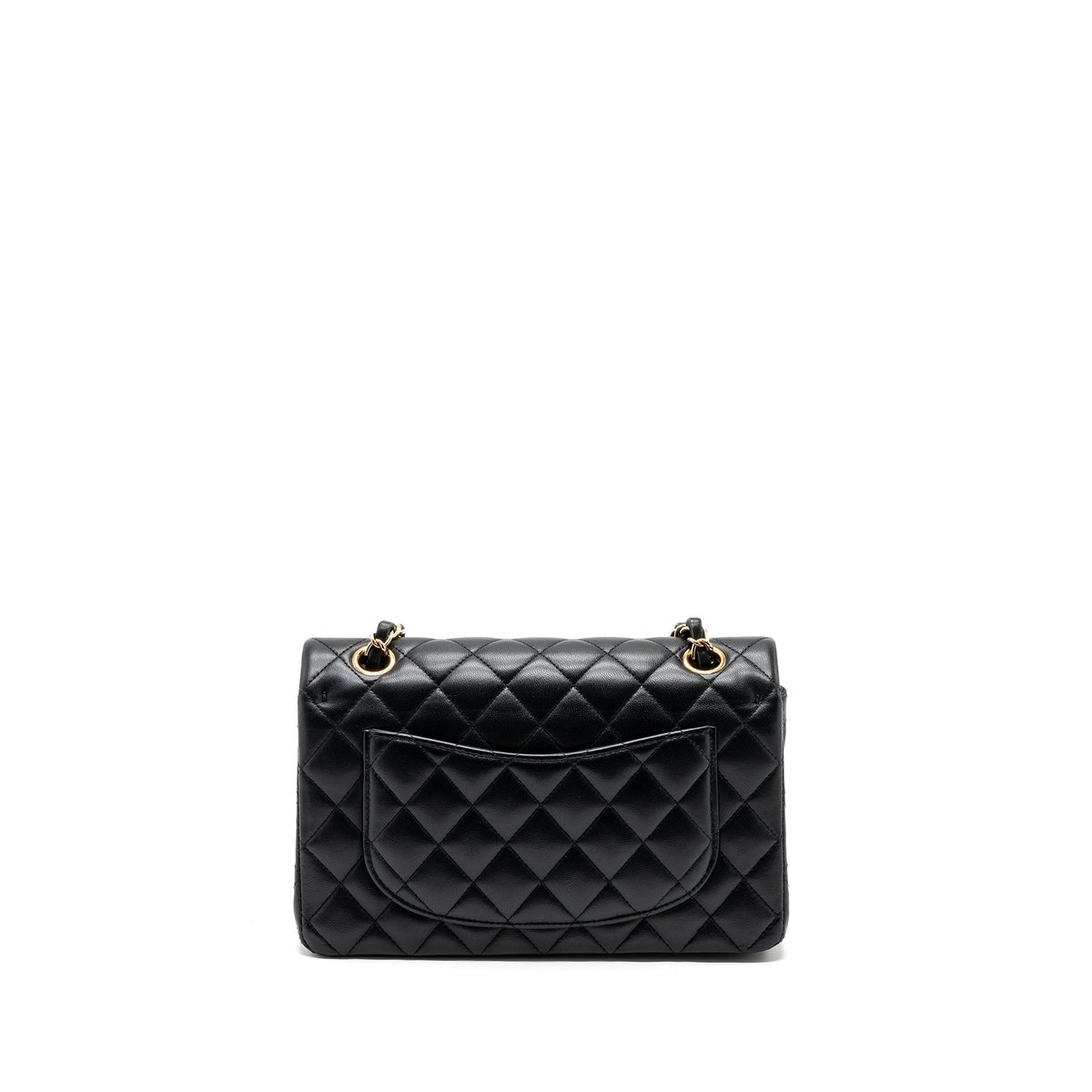 chanel-small-classic-double-flap-bag-lambskin-black-rghwmicrochip