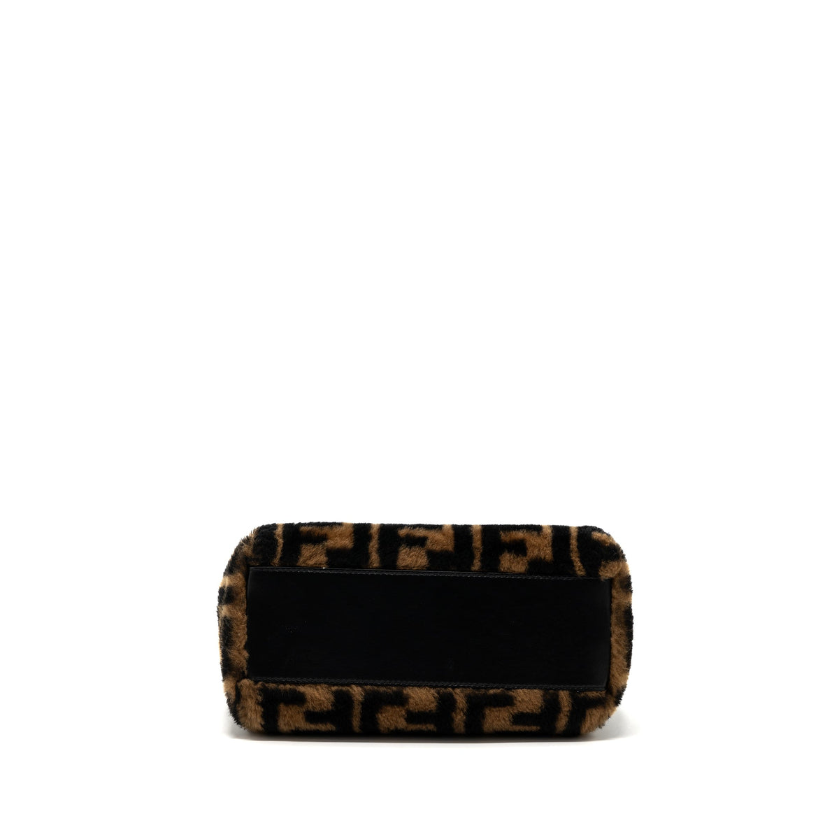 fendi-mini-peekaboo-shearling-brown-black-ghw