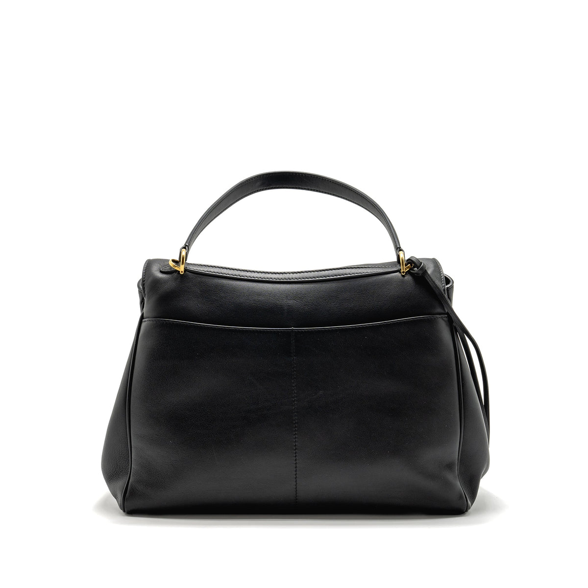 balenciaga-medium-rodeo-handbag-smooth-calfskin-black-ghw-copy