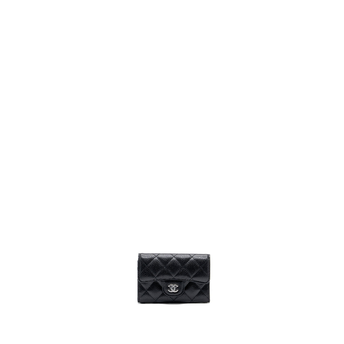 chanel-classic-flap-card-holder-caviar-black-shw-microchip