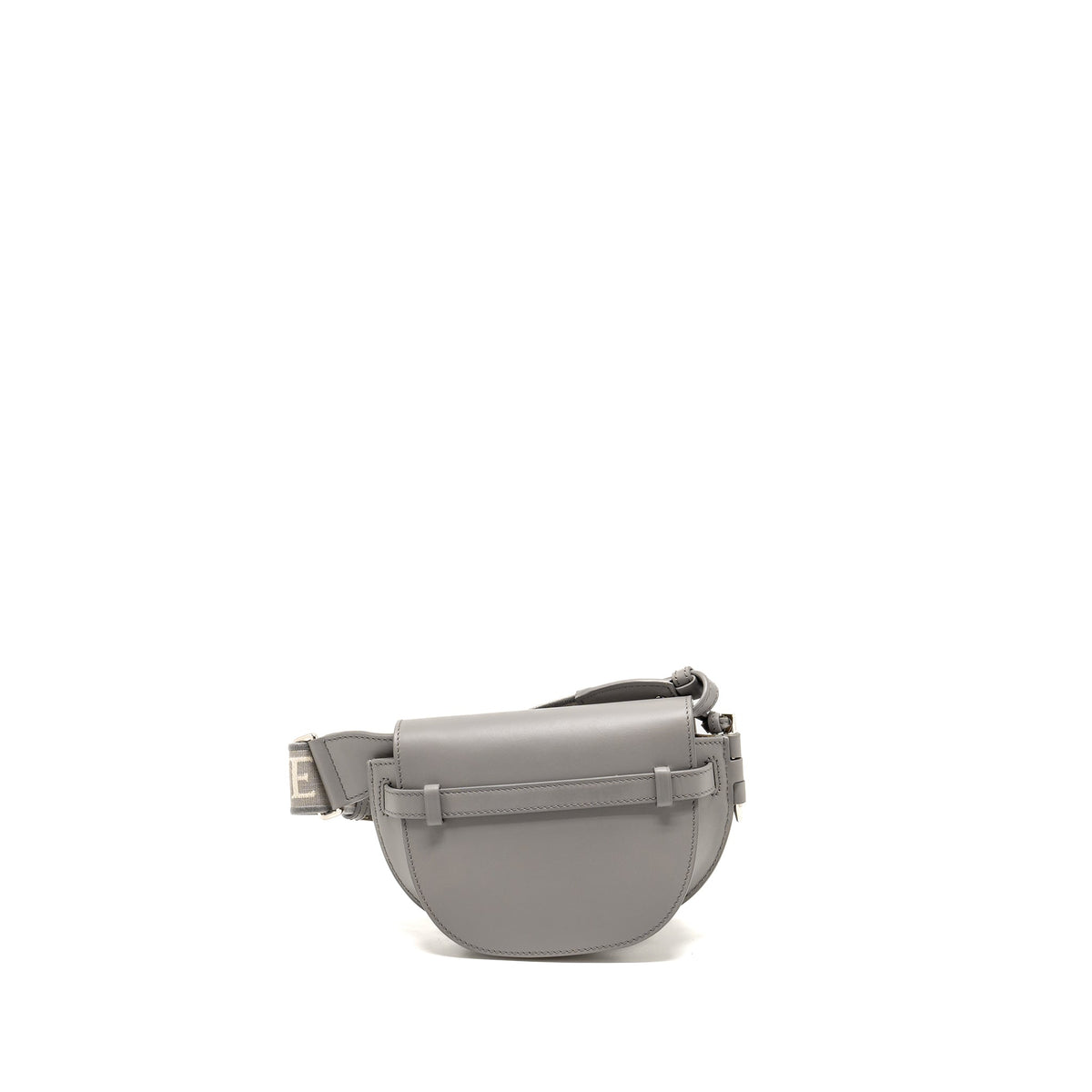 loewe-mini-gate-dual-bag-soft-calfskin-jacquard-grey-shw-copy