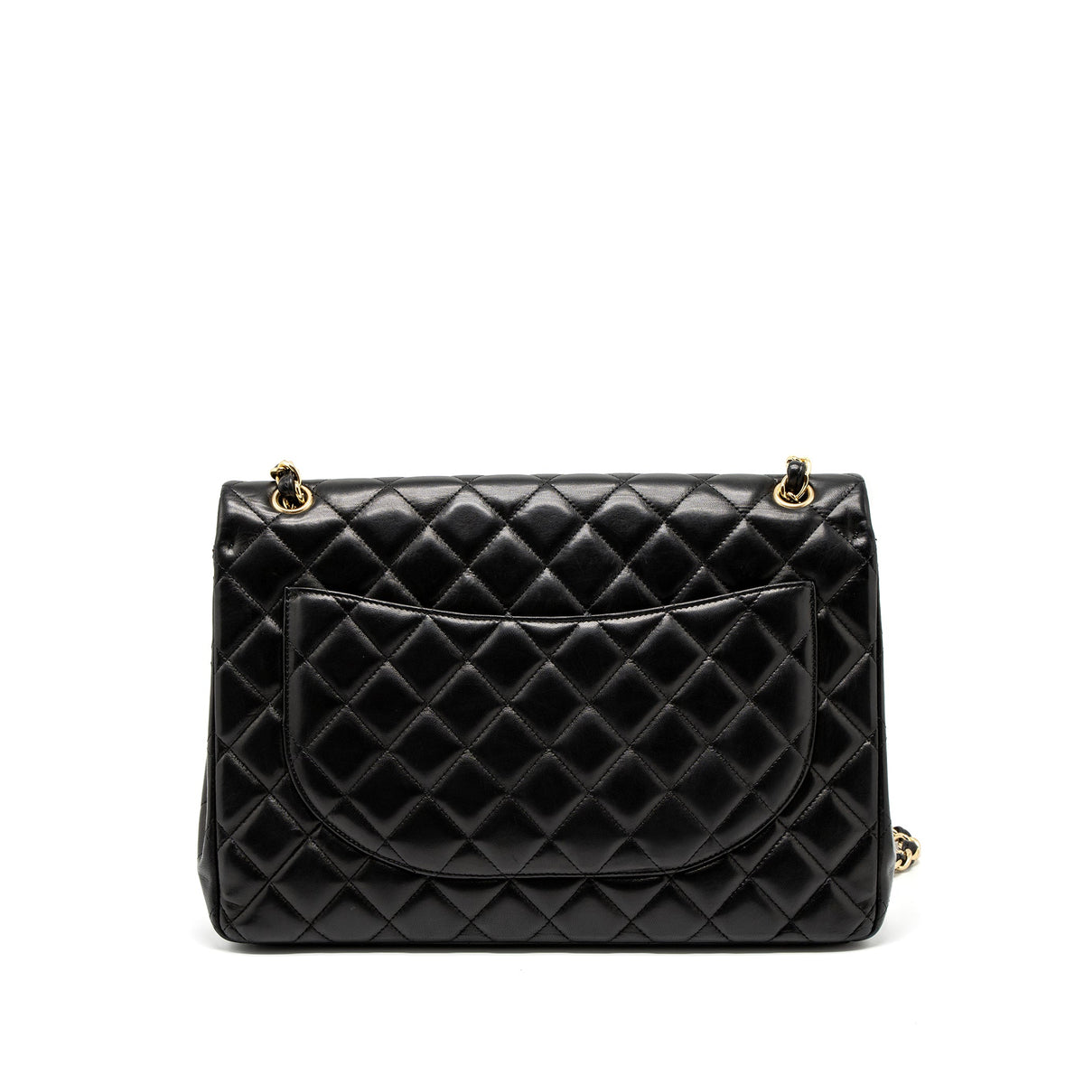 chanel-maxi-classic-single-flap-bag-lambskin-black-ghw