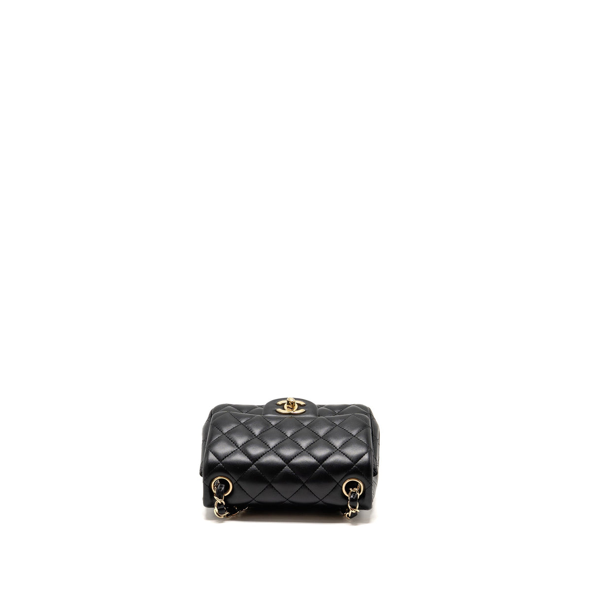 chanel-mini-square-flap-bag-lambskin-black-lghw-copy