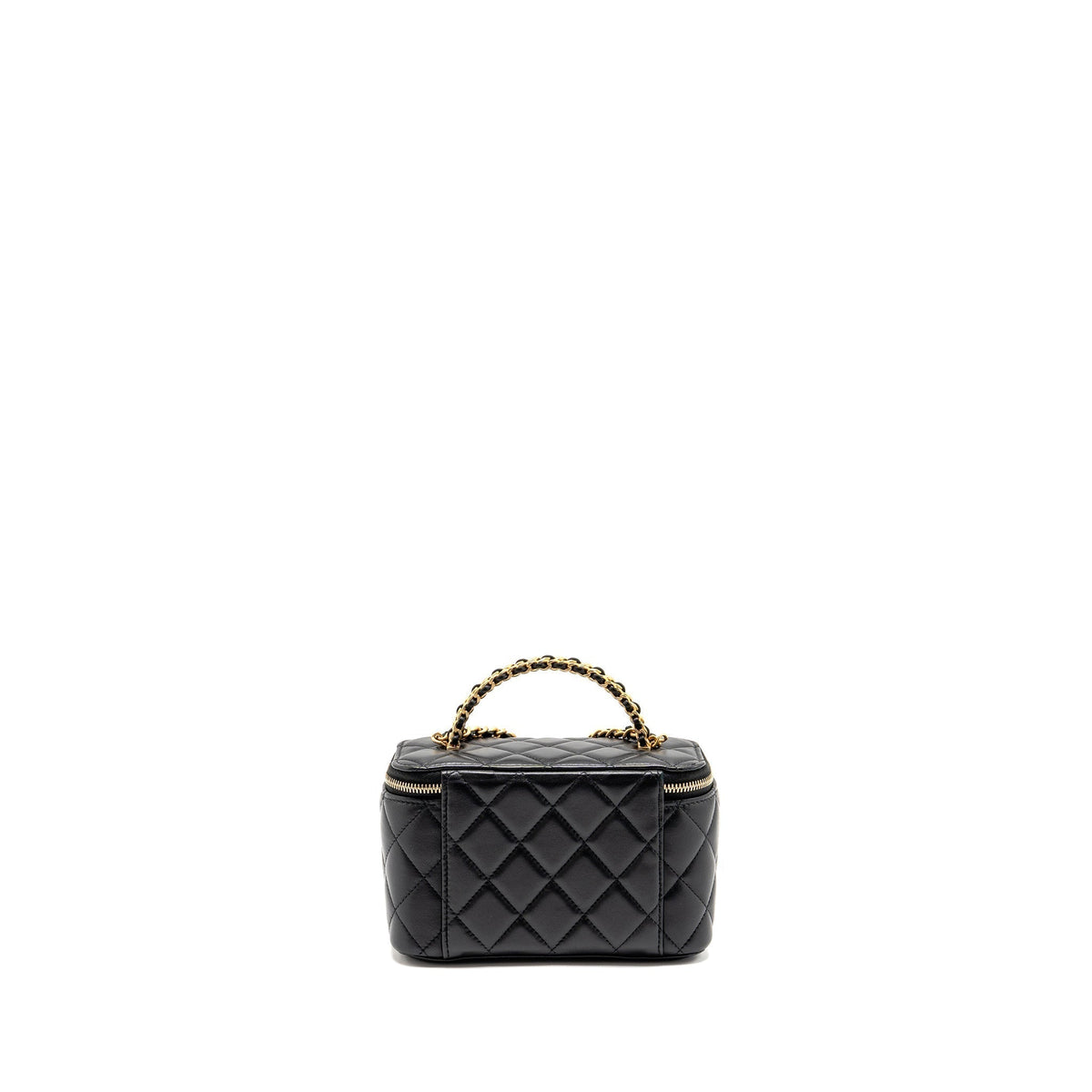 chanel-top-handle-long-vanity-lambskin-black-ghwmicrochip