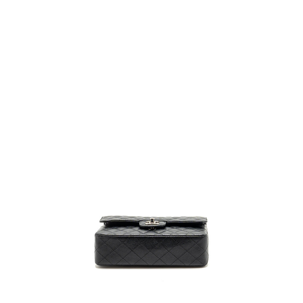 chanel-small-classic-double-flap-bag-caviar-black-shwmicrochip-3