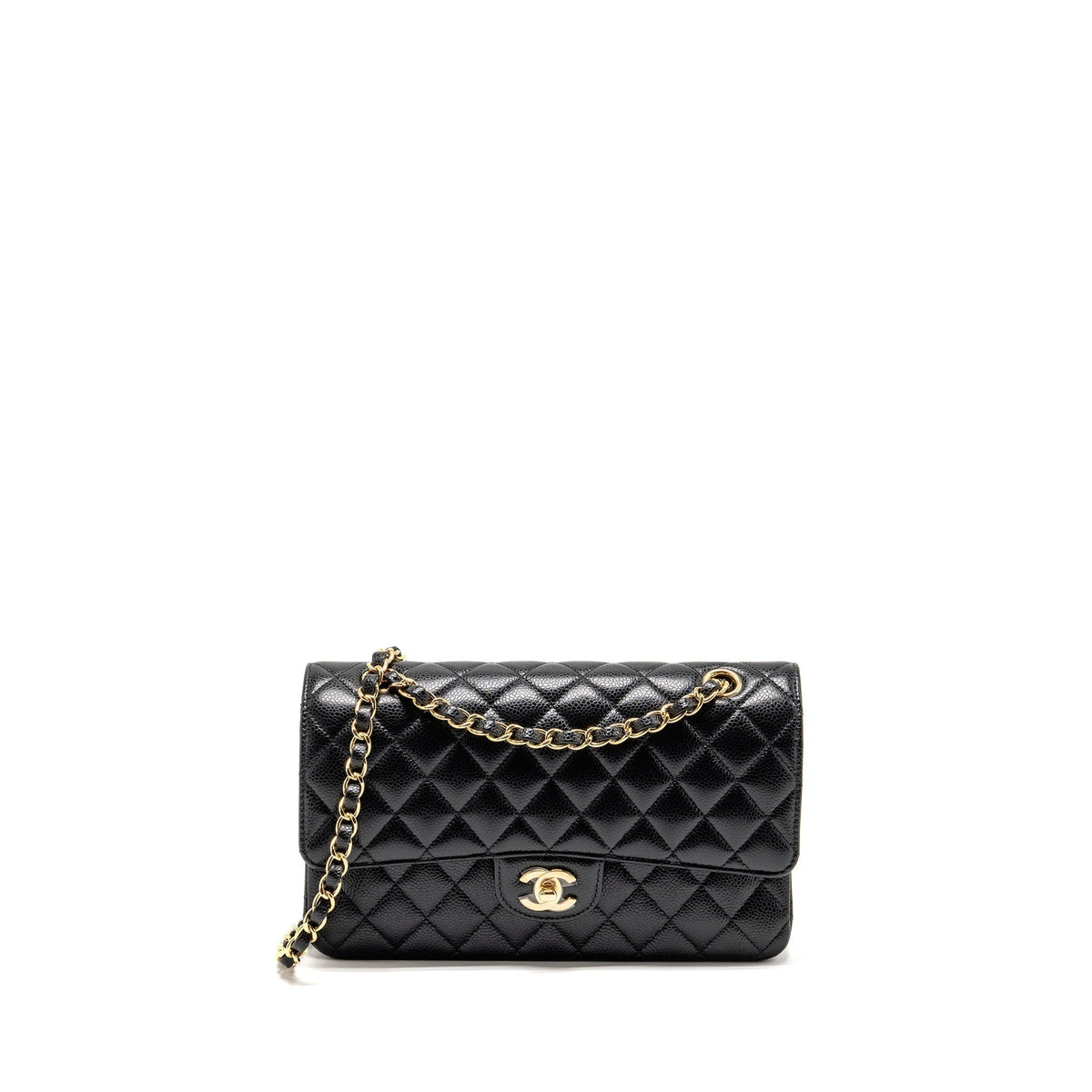 chanel-medium-classic-double-flap-bag-caviar-black-ghw-copy-1