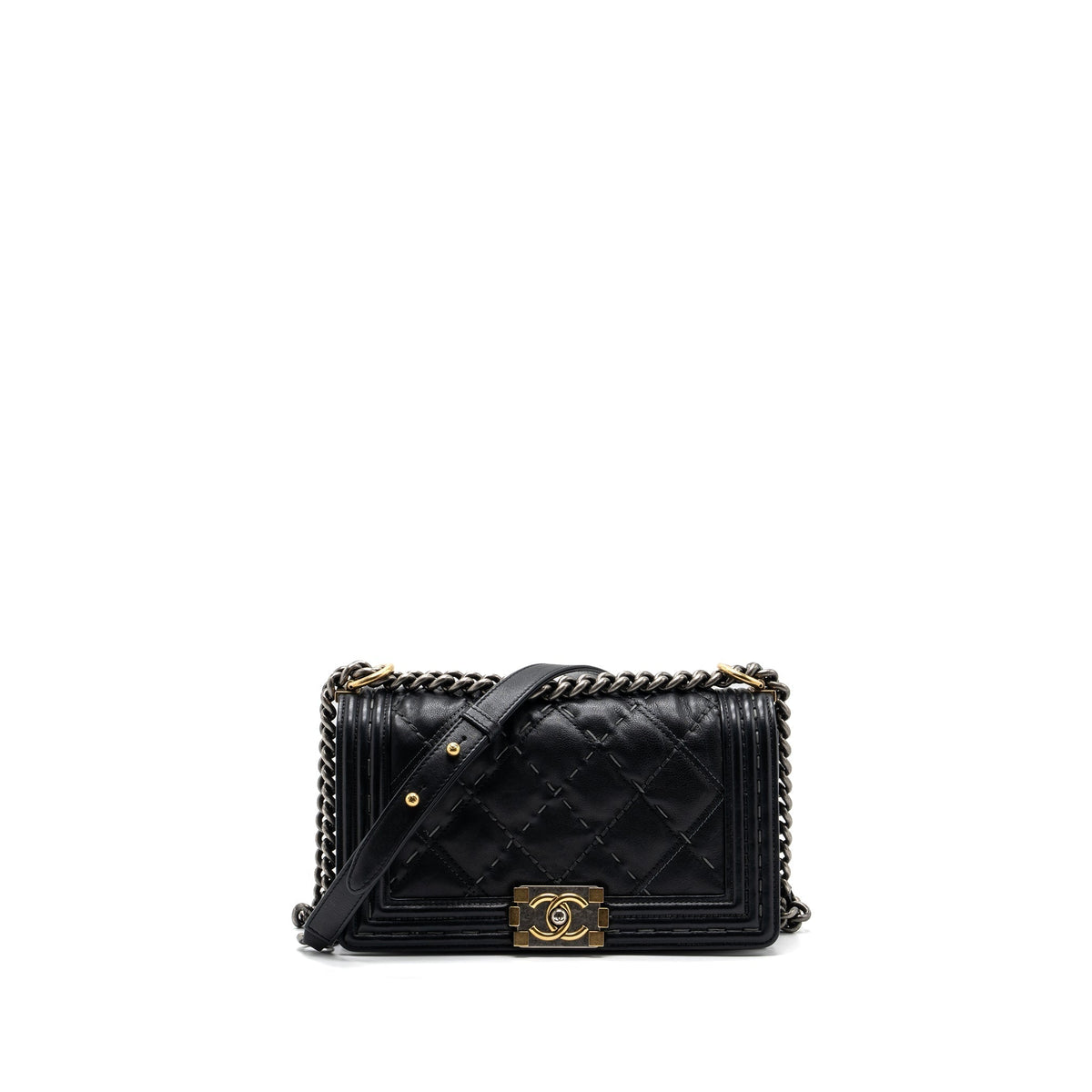 chanel-medium-boy-bag-calfskin-black-multicolor-hardware