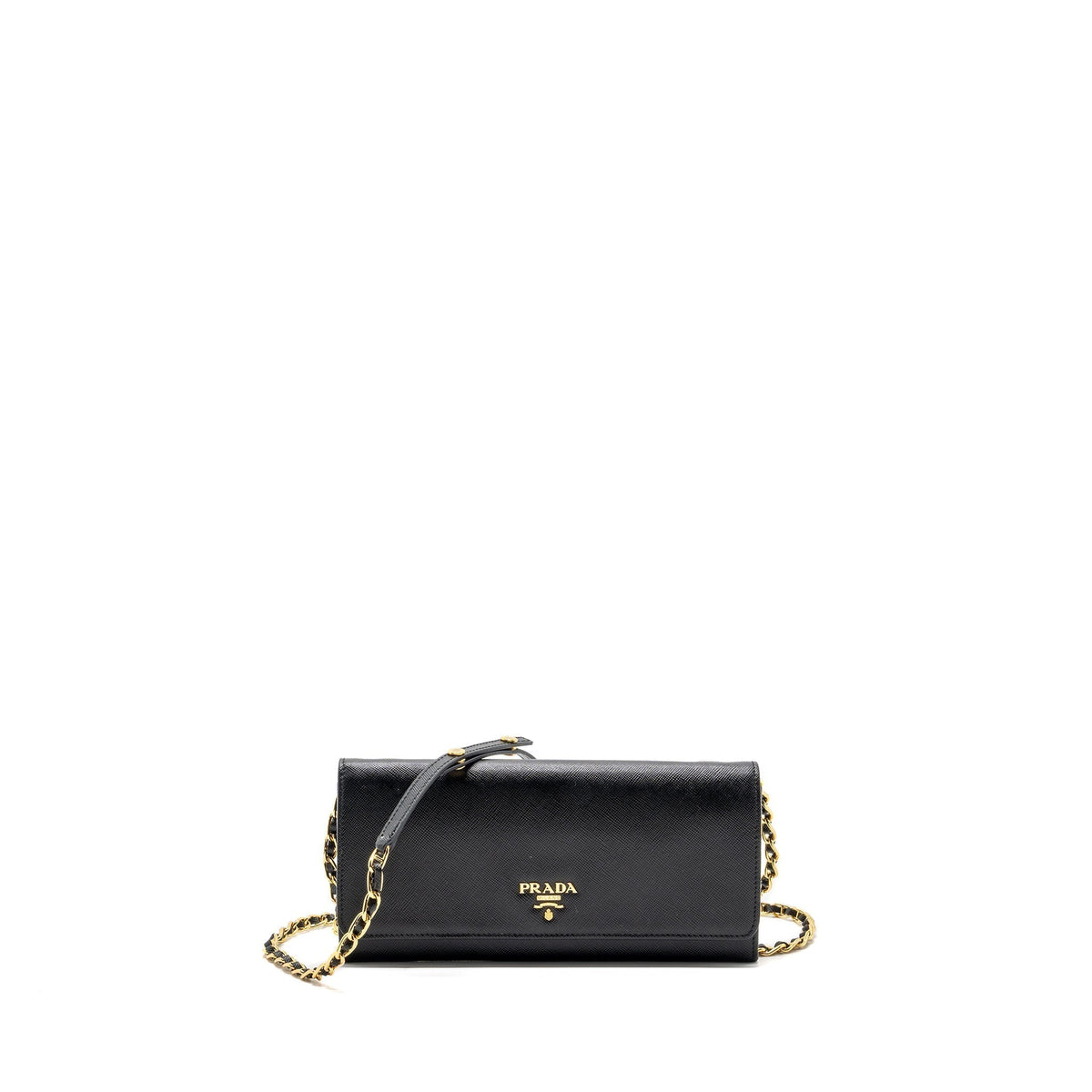 prada-long-wallet-with-chain-saffiano-leahter-black-ghw