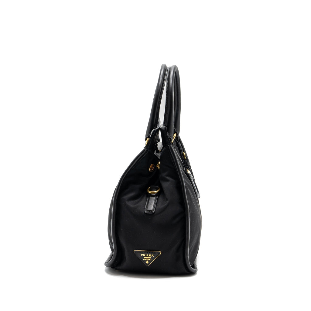 prada-tote-bag-nylon-leather-black-ghw