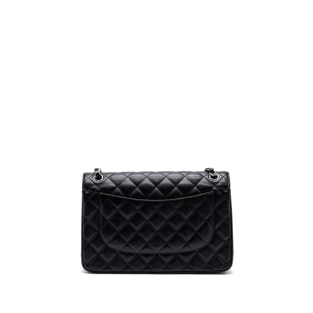 chanel-classic-double-flap-jumbo-caviar-black-shw
